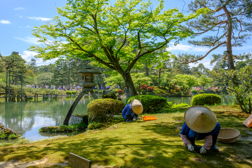 Giardino Kenroku-en a Kanazawa