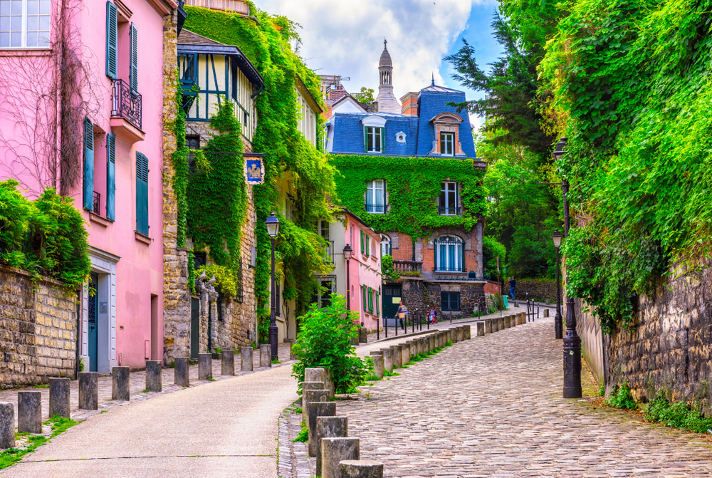 Una strada di Montmartre