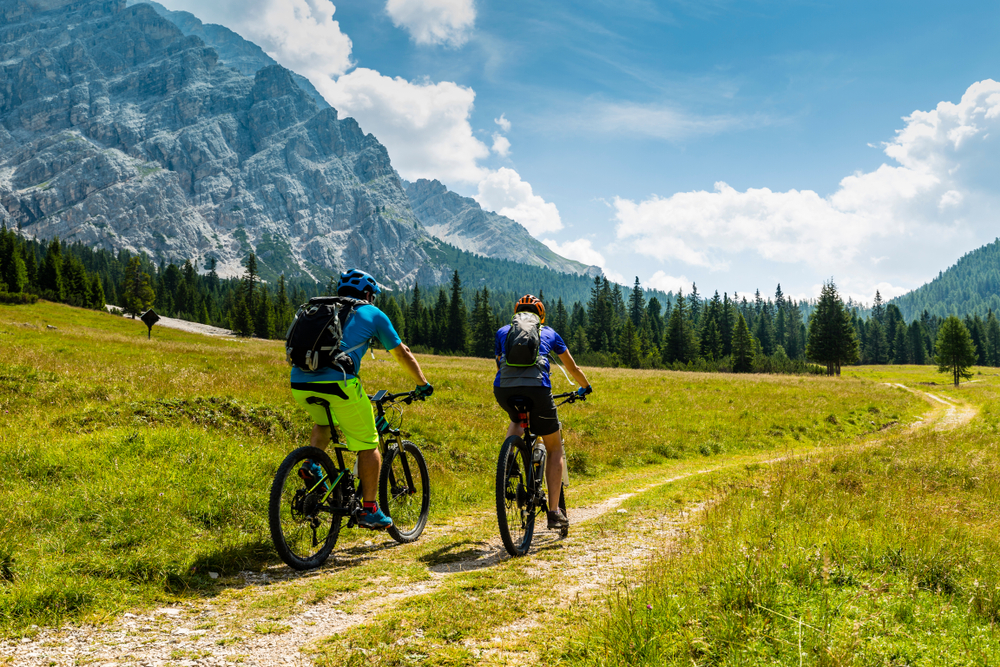 In bicicletta sulle Dolomiti